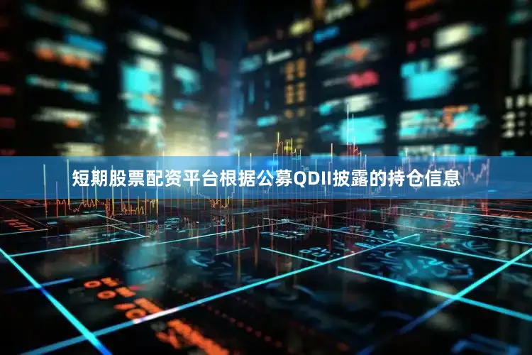 短期股票配资平台根据公募QDII披露的持仓信息
